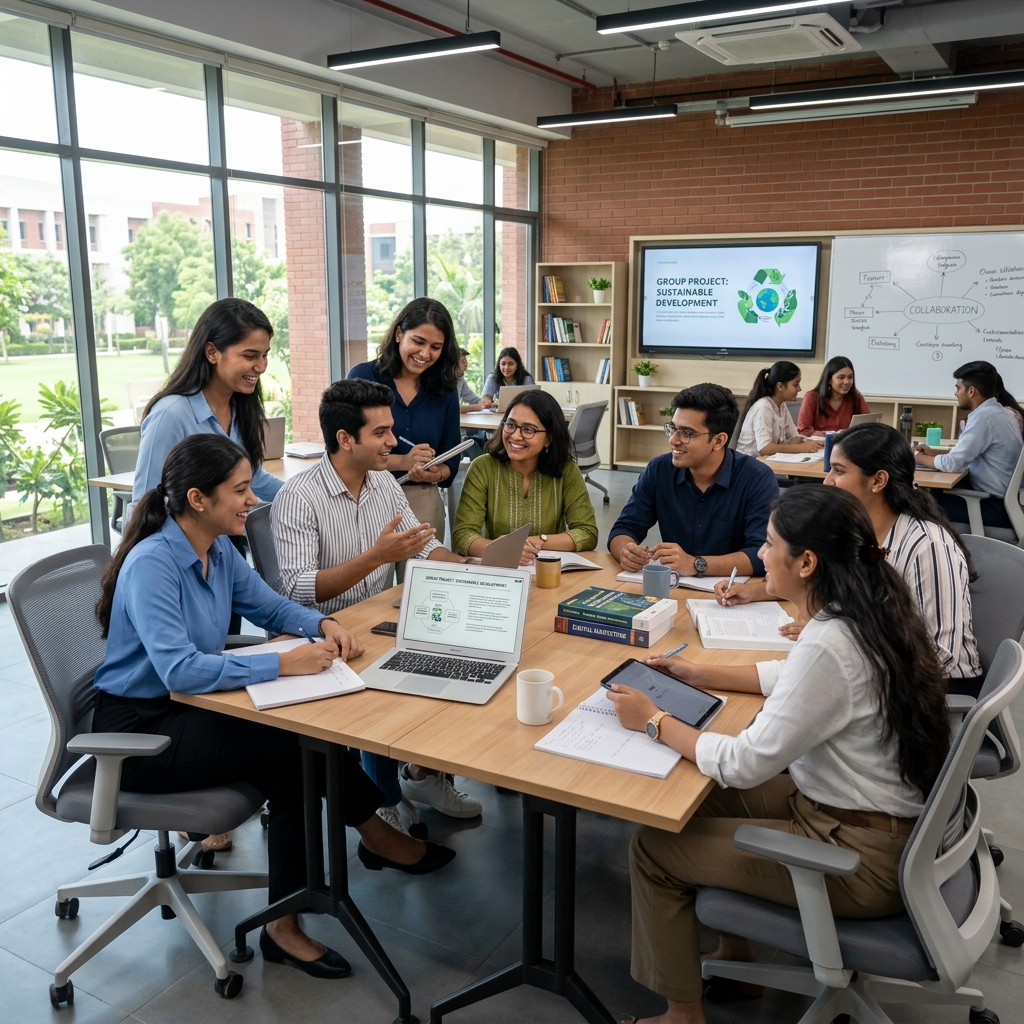 Students studying at KRTC
