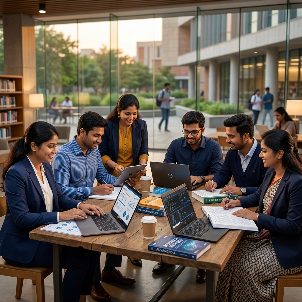 Students studying at KRTC